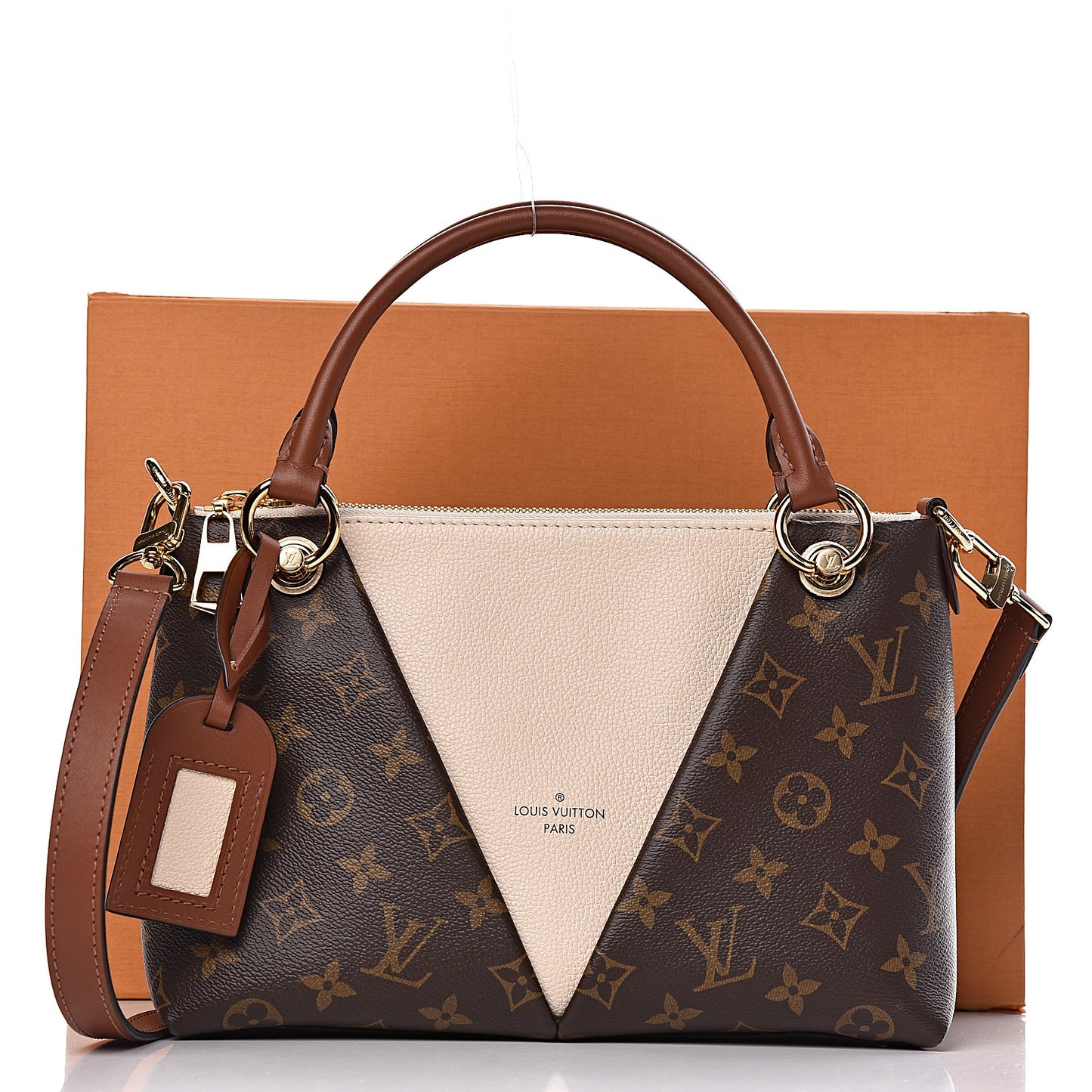 Monogram V Tote BB Creme