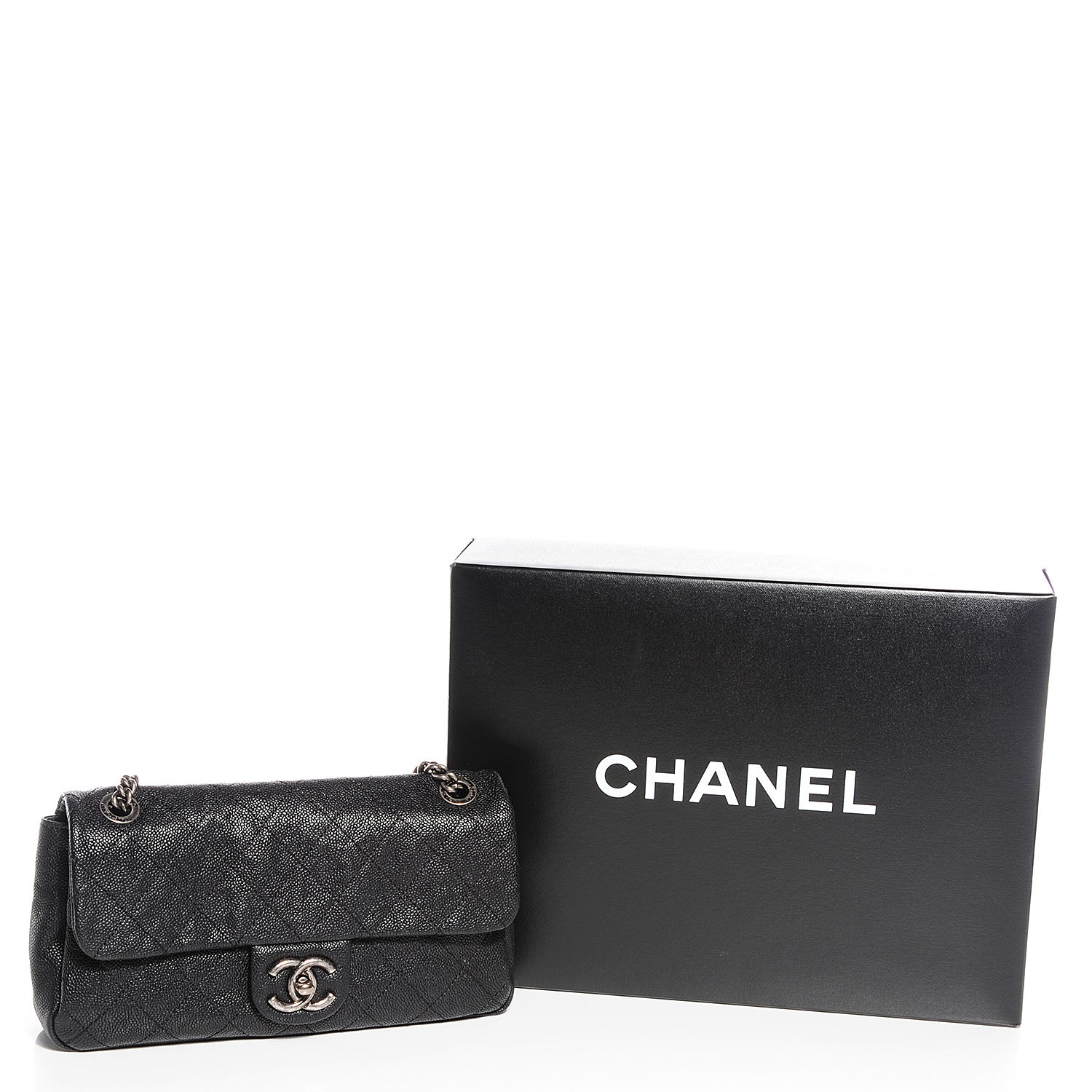 Chanel Caviar Medium Simply CC Flap Black 89673 – FASHIONPHILE