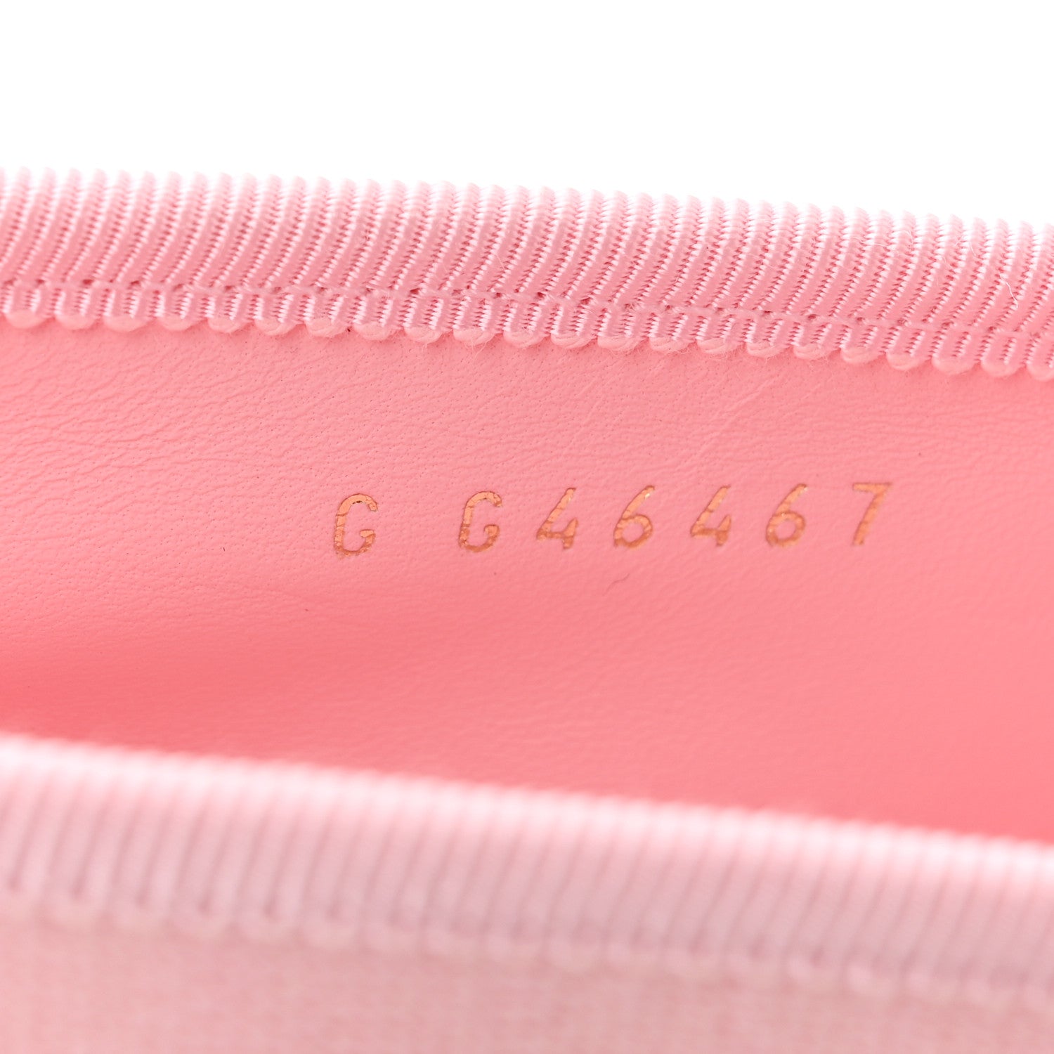 Chanel Fabric Grosgrain Mary Jane Flats 38.5 Light Pink Black 9 of 10
