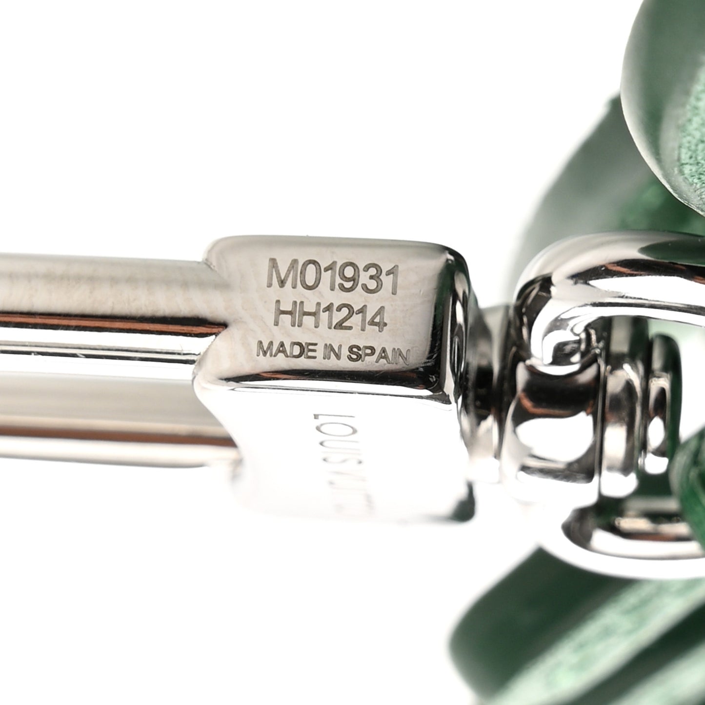 Monogram Crab Bag Charm Green