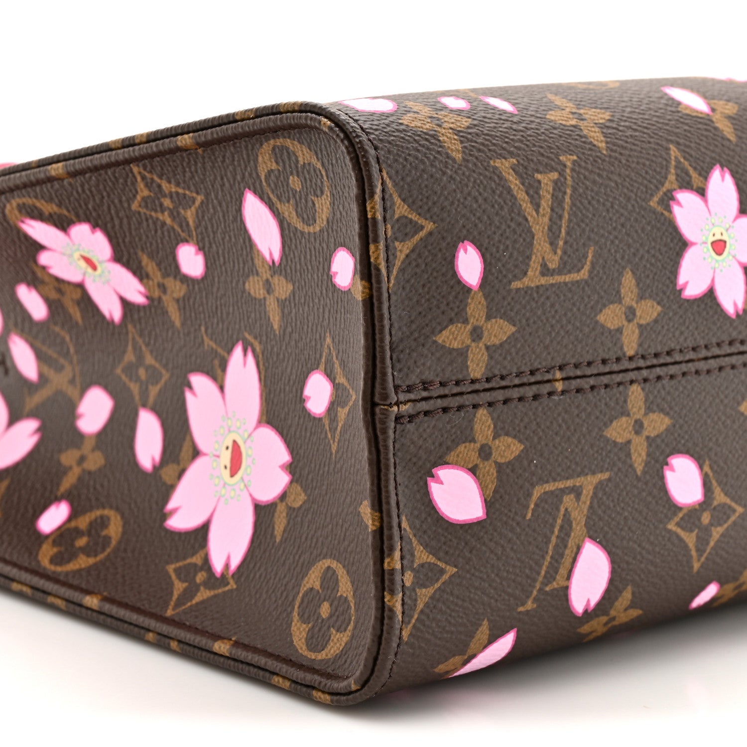 Louis Vuitton LV X TM Monogram Cherry Blossom Onthego PM Sakura Brown 9 of 10