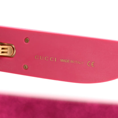 Gucci Square Frame GG0102S Sunglasses Glitter Pink Multi 6 of 7