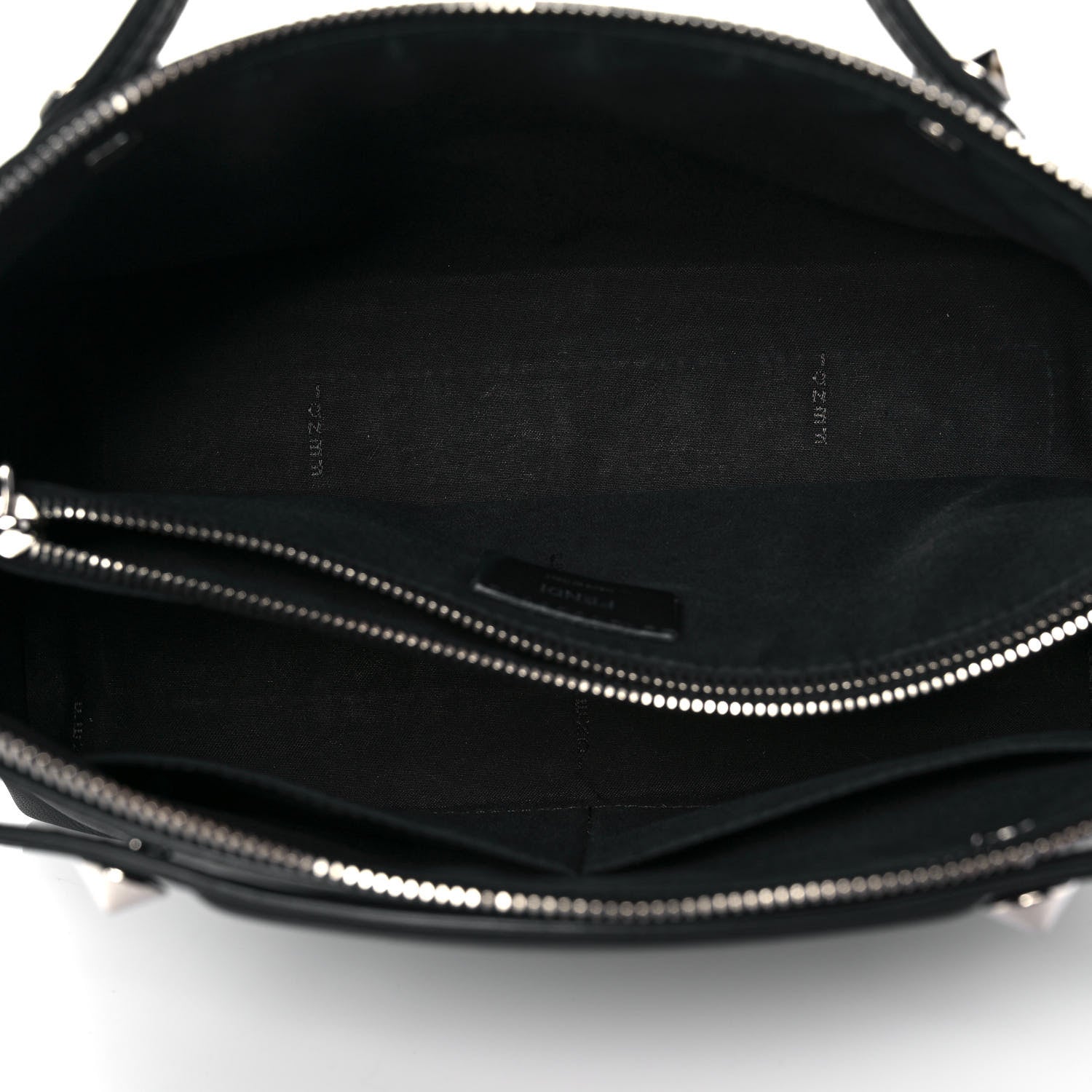 Fendi Vitello Dolce Medium By The Way Boston Bag Black 10 of 20