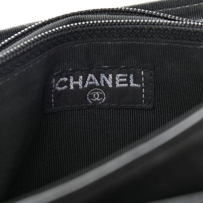 Chanel Lambskin Chocolate Bar Mademoiselle Flap Black 6 of 10
