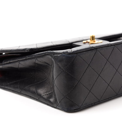 Chanel Lambskin Quilted Medium Double Flap Black 6 of 11