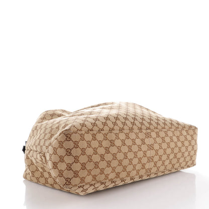 Gucci Monogram Large Horsebit Chain Hobo Dark Brown 4 of 7