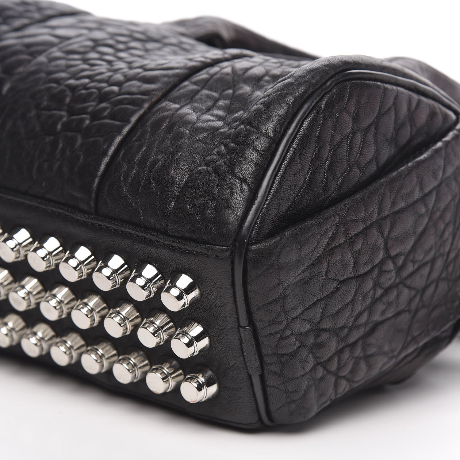 Alexander Wang Pebbled Lambskin Mini Rockie Black Rhodium Hardware 8 of 12