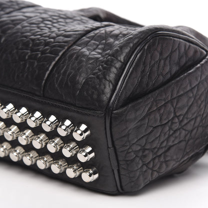 Alexander Wang Pebbled Lambskin Mini Rockie Black Rhodium Hardware 8 of 12