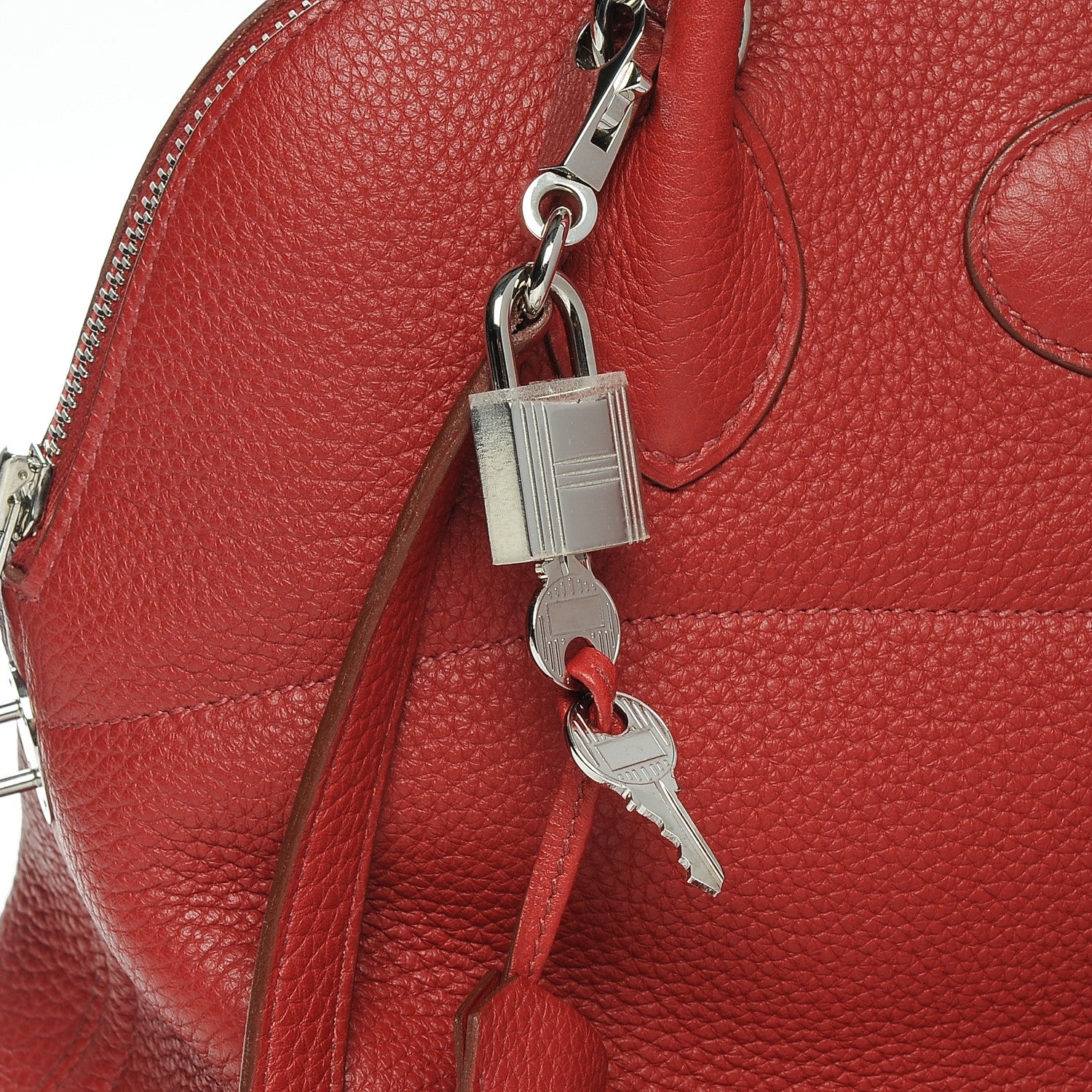 Hermes Taurillon Clemence Bolide 31 Rouge Vif 9 of 9