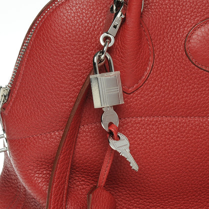 Hermes Taurillon Clemence Bolide 31 Rouge Vif 9 of 9