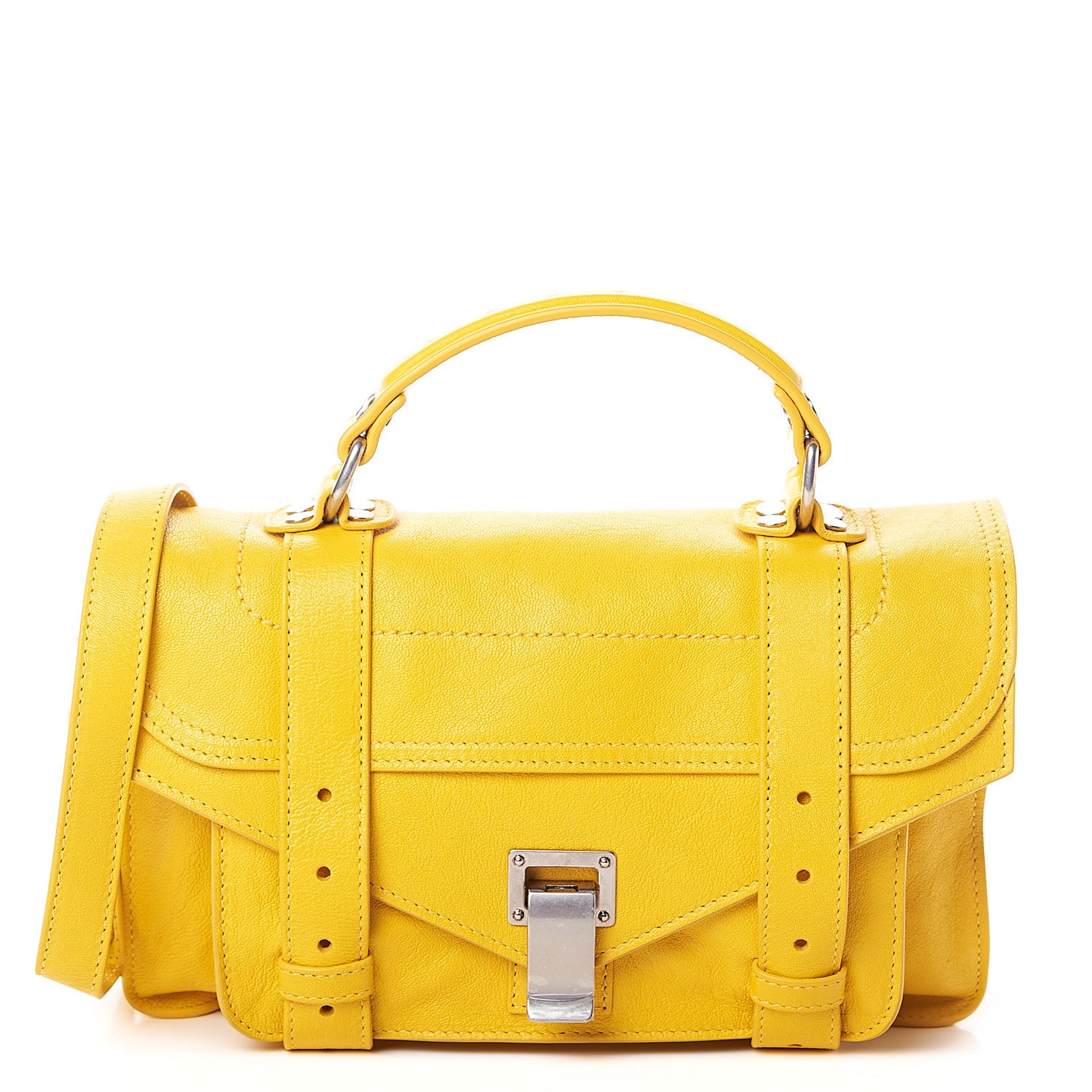 Lambskin Tiny PS1 Satchel Lemon
