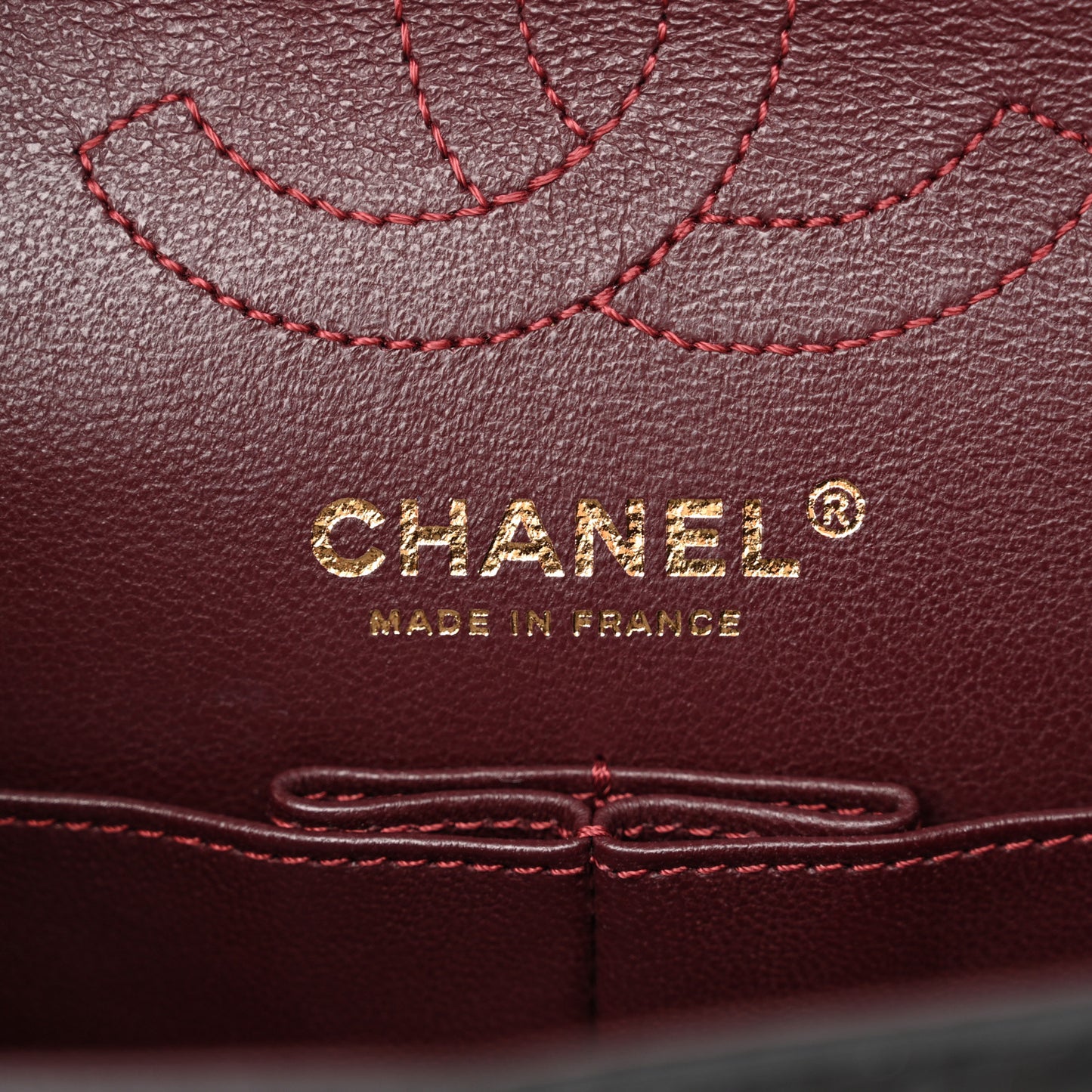 Aged Calfskin Lucky Charms 2.55 Reissue 224 Flap Black