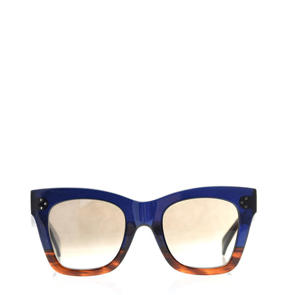 Celine Catherine Sunglasses CL 41098/F/S Blue Havana 2 of 7
