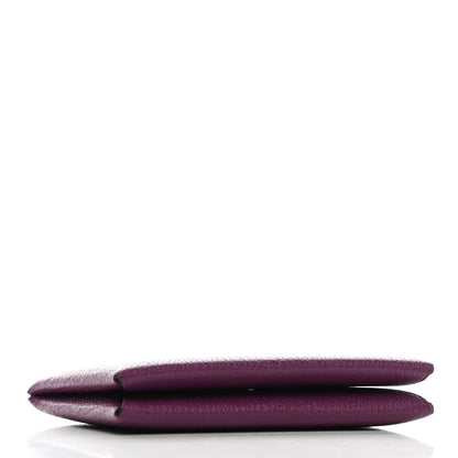 Hermes Chevre Calvi Card Case Anemone 4 of 8