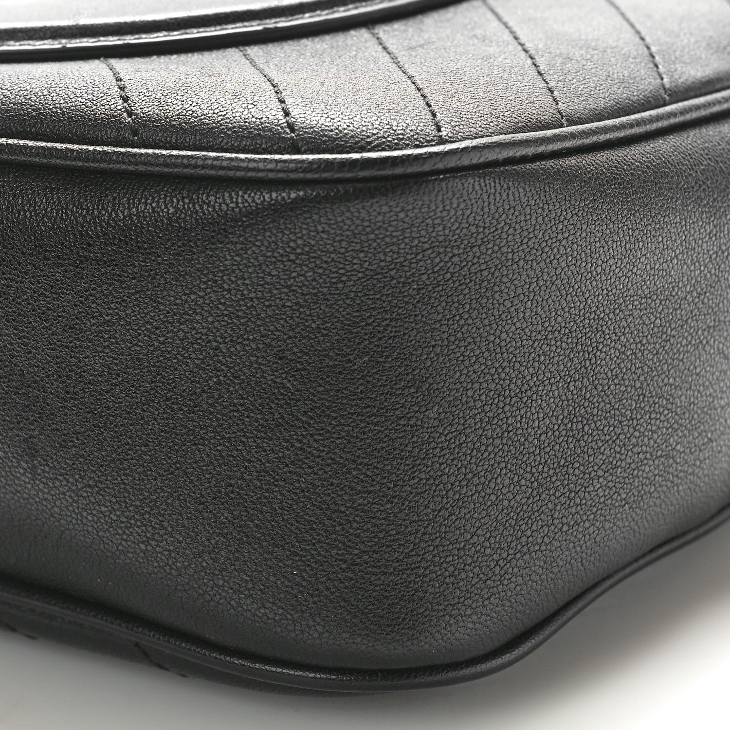 Gucci Sakai Be Green Calfskin Diagonal Stitched Small Blondie Shoulder Bag Black 10 of 10