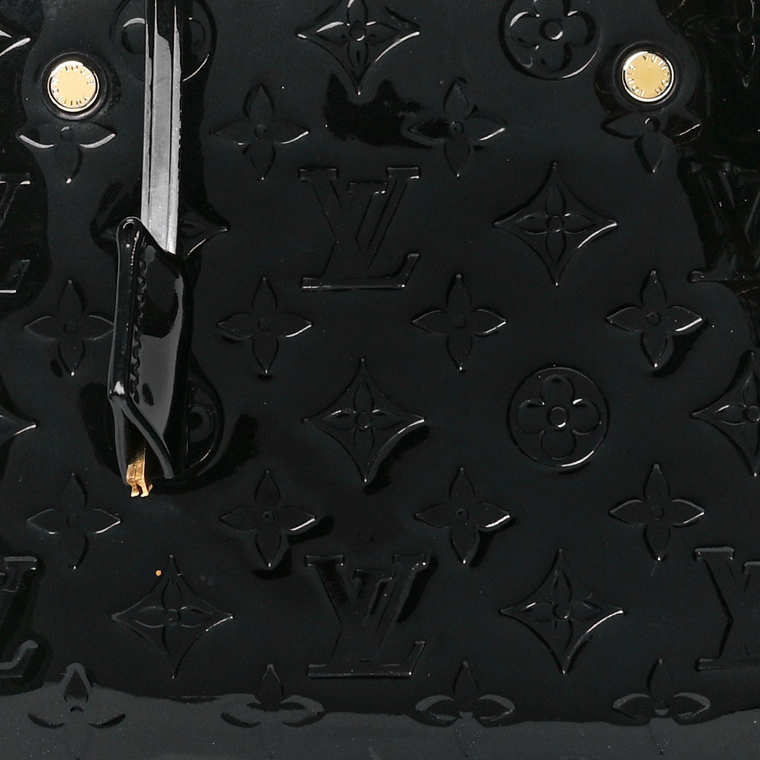 Louis Vuitton Vernis Montaigne BB Black 8 of 11