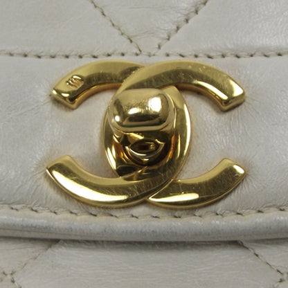 Chanel Vintage Lambskin Medium Flap Bag White 13 of 13