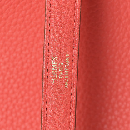 Hermes Taurillon Clemence Kelly Retourne 32 Rose Jaipur 27 of 36