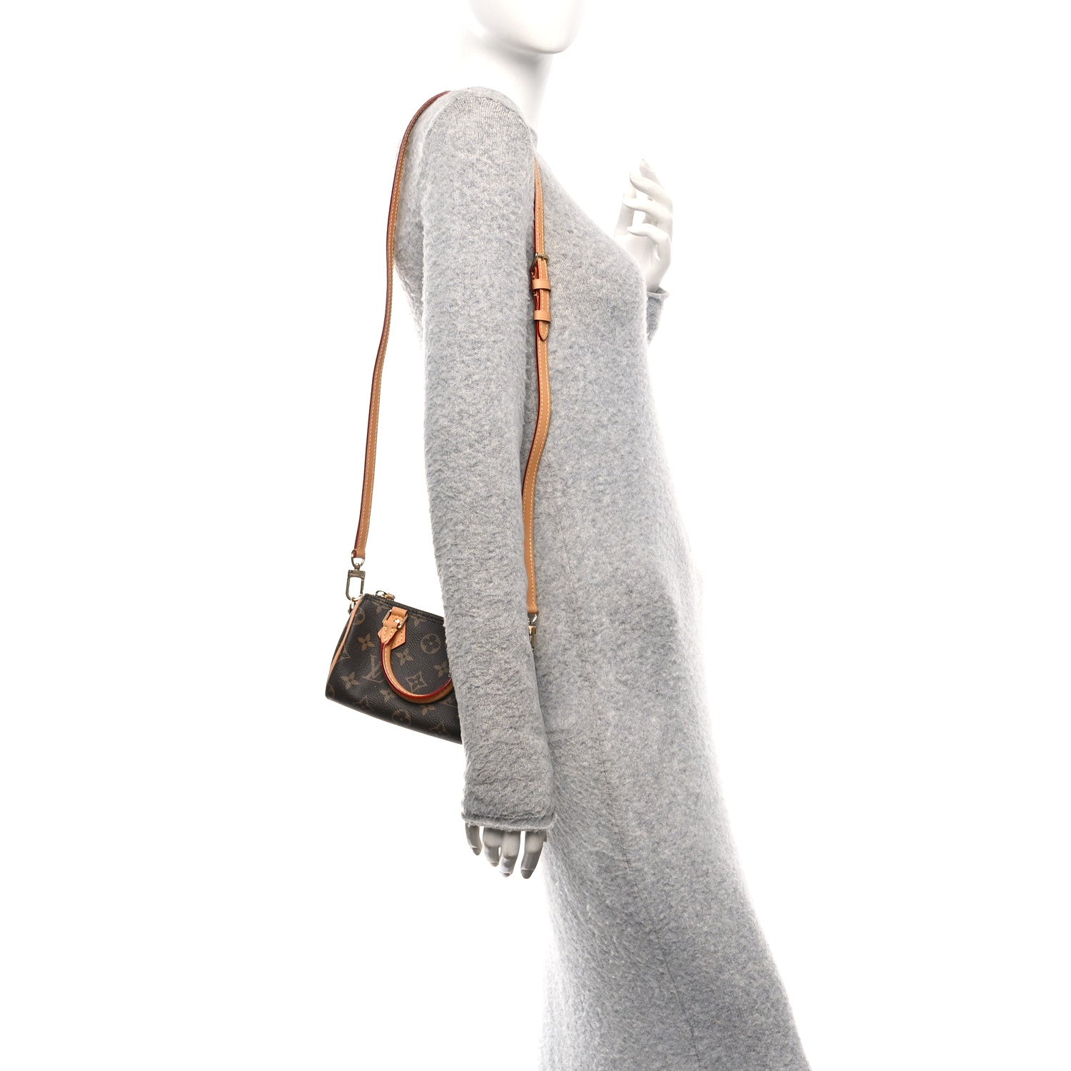 Louis Vuitton Monogram Nano Speedy Bandouliere 2 of 9