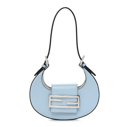 Fendi Vitello King Mini Cookie Hobo Bag Azzurro Baby 1 of 11
