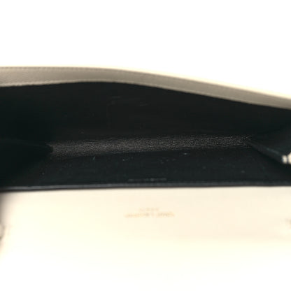 Saint Laurent Grain De Poudre Monogram Uptown Chain Wallet Crema Soft 6 of 14