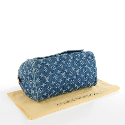 Louis Vuitton Monogram Denim Neo Speedy Blue 4 of 7