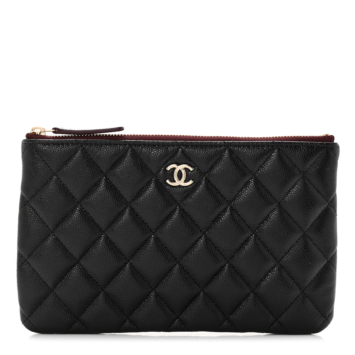 Chanel Caviar Quilted Cosmetic Case Black 1 of 8
