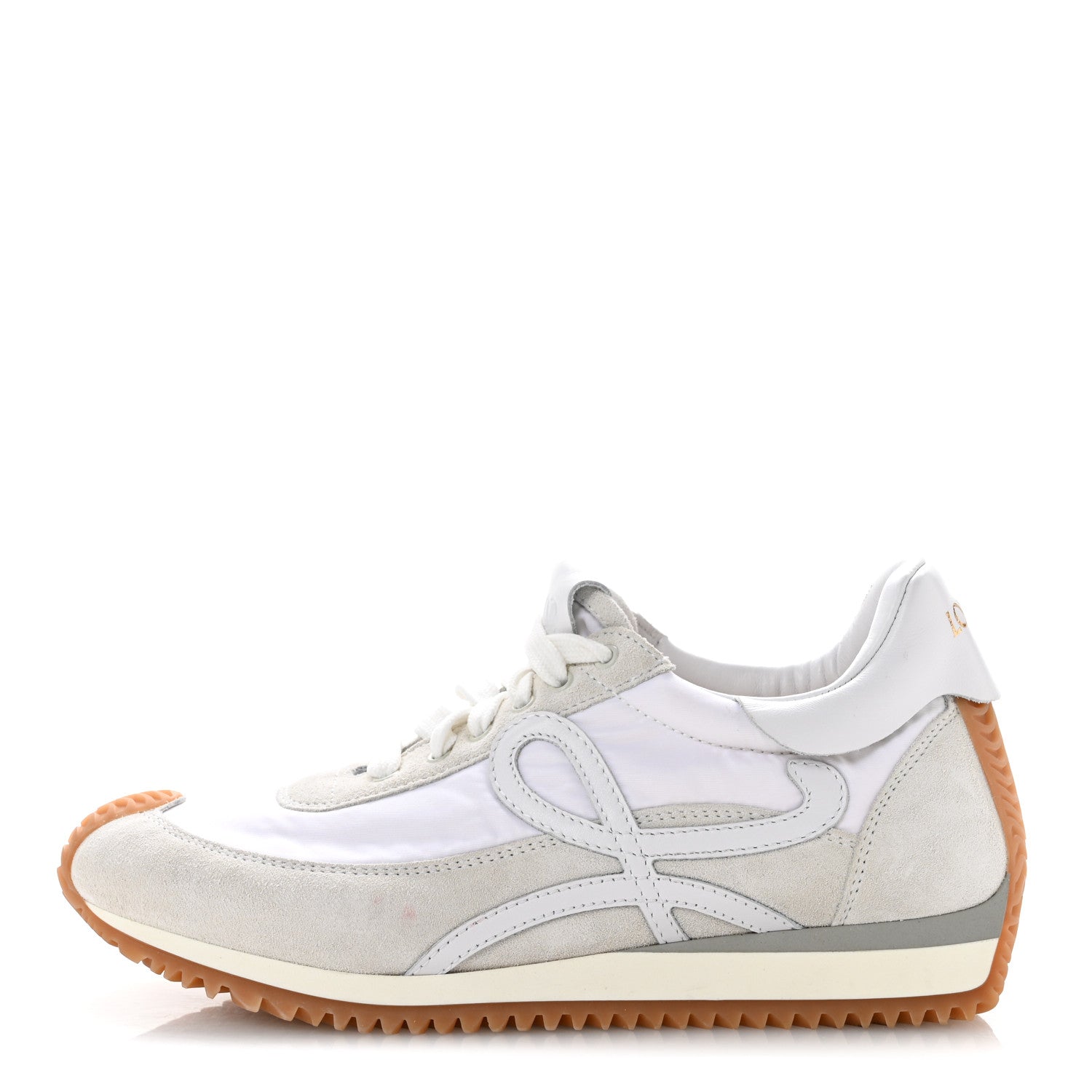 Loewe Nylon Suede Flow Retro Runner Sneakers 37 White 1 of 10