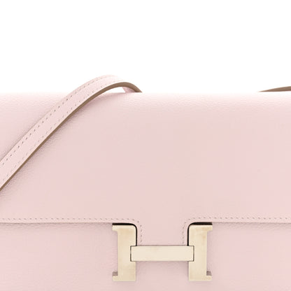 Hermes Evercolor Constance Wallet To Go Mauve Pale 8 of 11