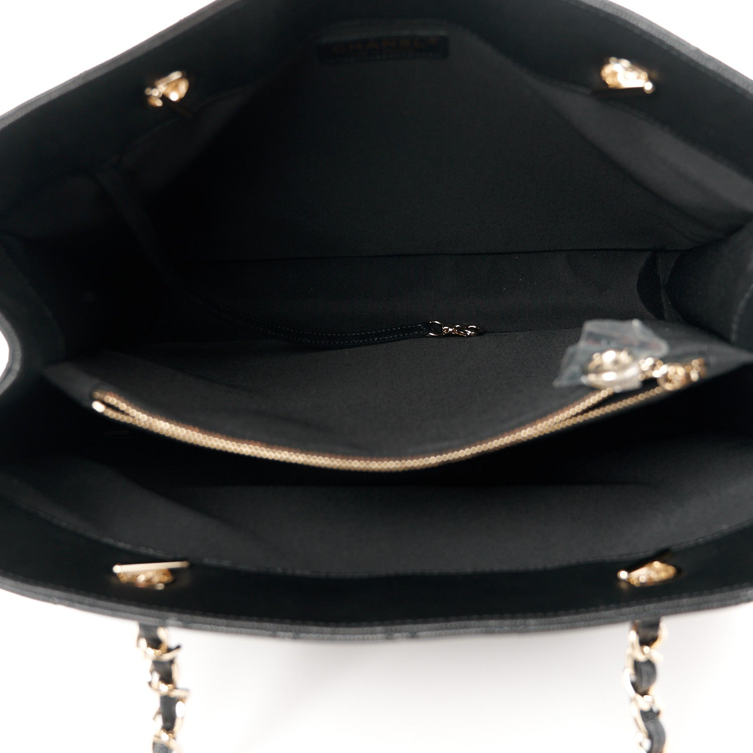 Chanel Caviar Quilted Pocket Large Tote Black 5 of 11