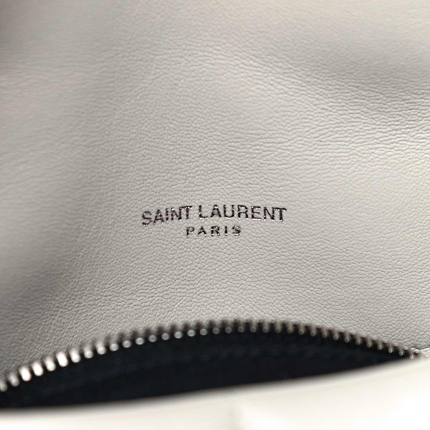 Saint Laurent Lambskin Quilted Toy Loulou Puffer Monogram Chain Satchel Blanc Vintage 8 of 16