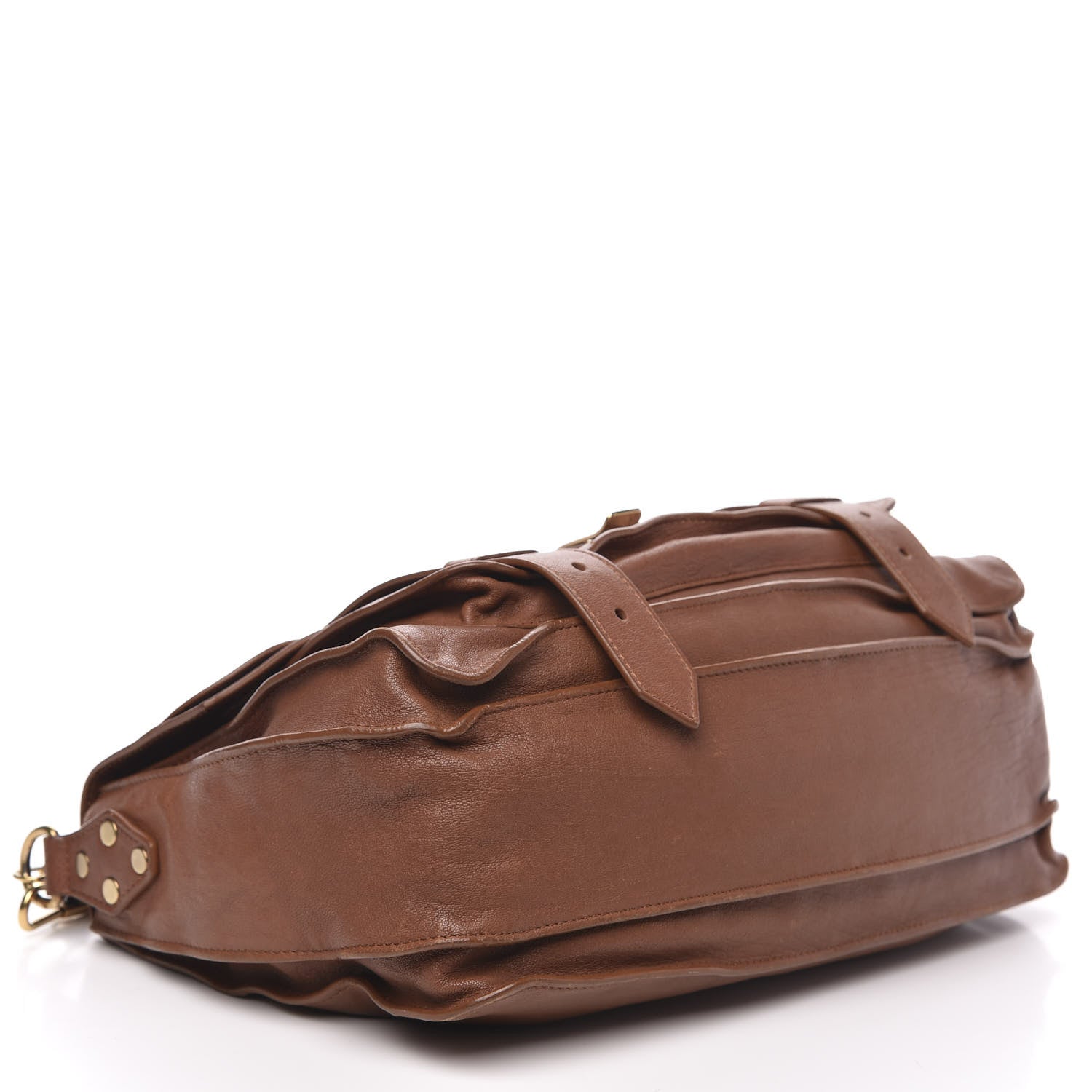 Proenza Schouler Lambskin Medium PS1 Satchel Saddle 4 of 14