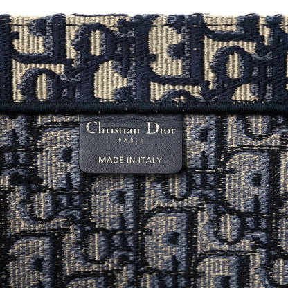 Christian Dior Oblique Book Tote Blue Multicolor 11 of 12