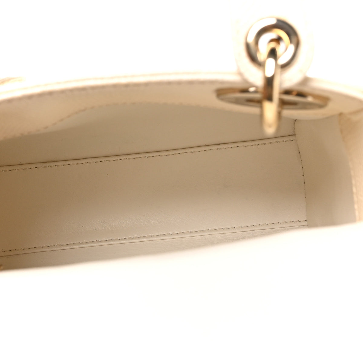 Christian Dior Lizard Mini Lady Dior Latte 5 of 10