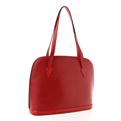 Louis Vuitton Epi Lussac Castillan Red 3 of 12