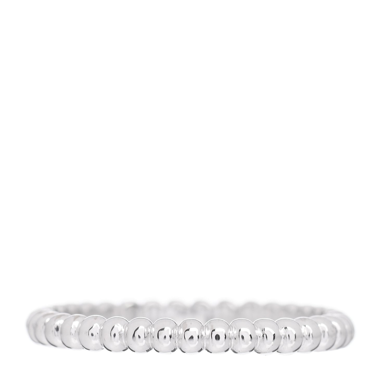 18K White Gold Small Perlee Ring 53 6.5