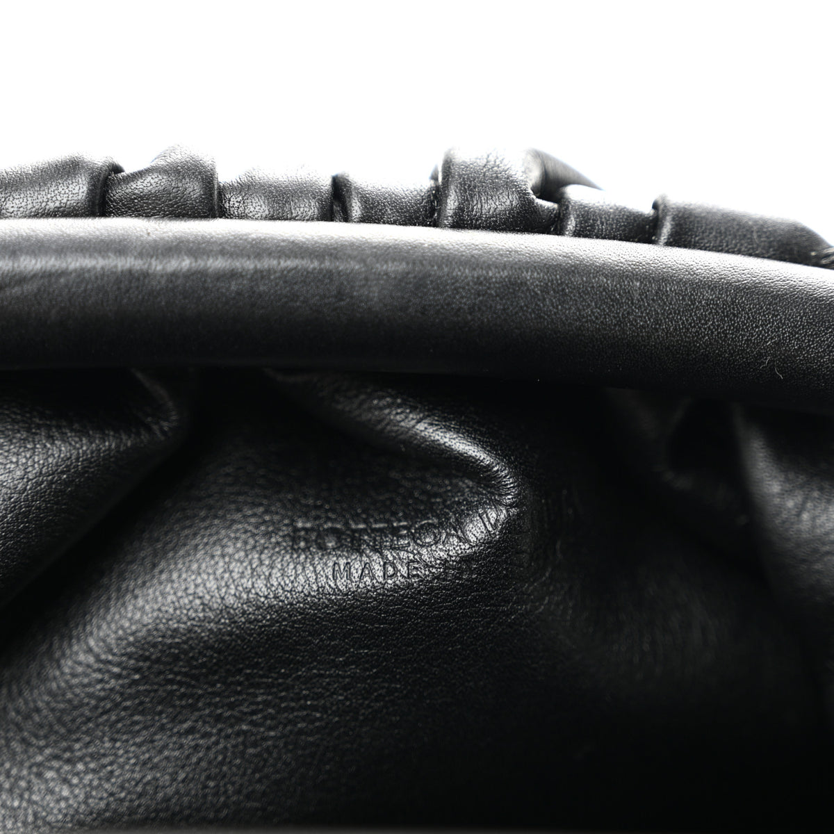 Butter Calfskin The Mini Pouch Black