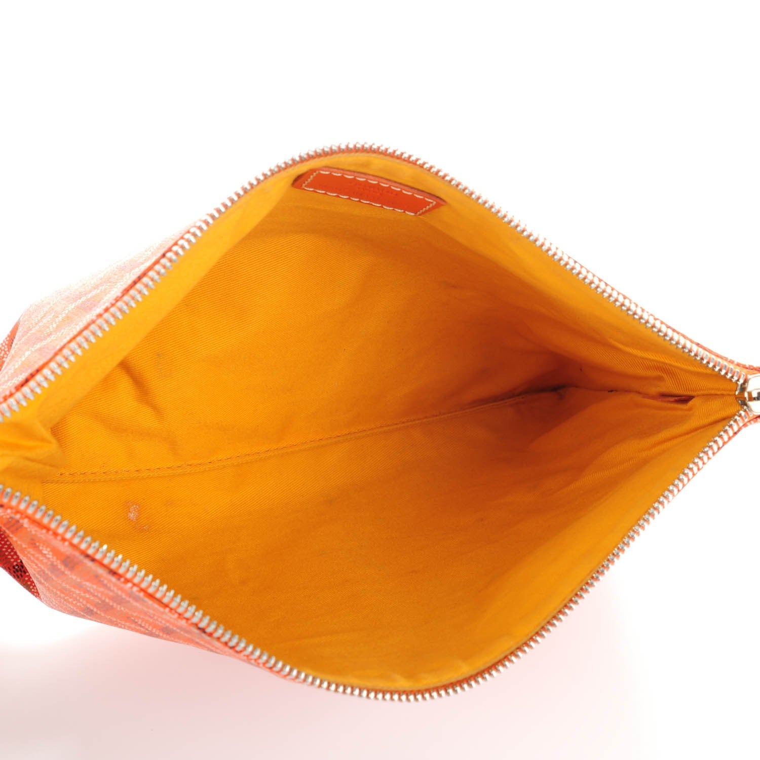 Goyard Goyardine Senat Pochette MM Orange 5 of 7