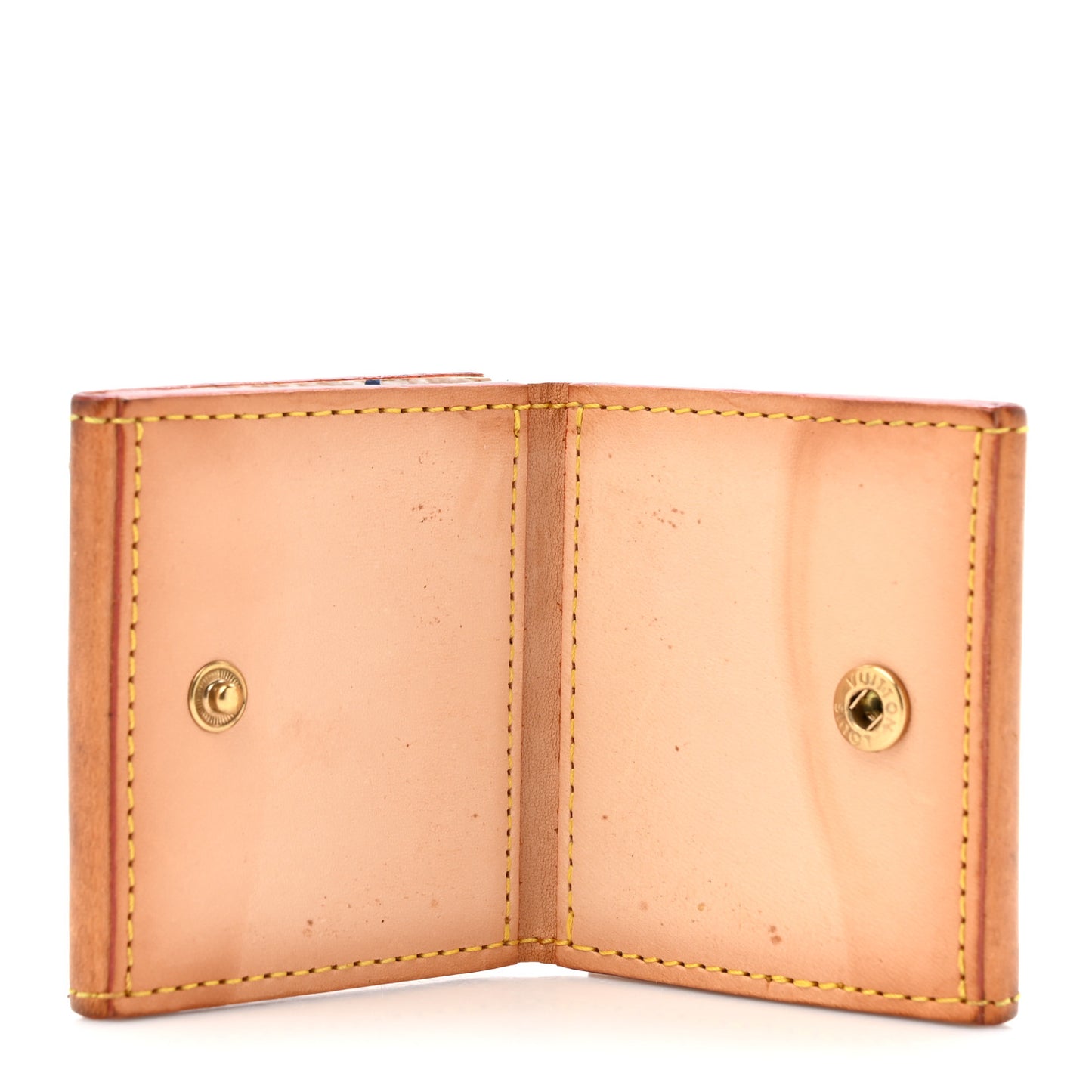 Monogram Multicolor 4 Photo Frame Wallet White