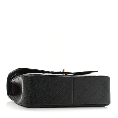 Chanel Caviar Quilted Jumbo Double Flap Black 4 of 9