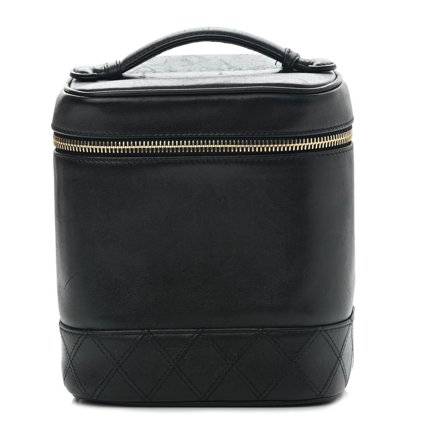 Chanel Lambskin Vanity Cosmetic Case Black 1 of 7