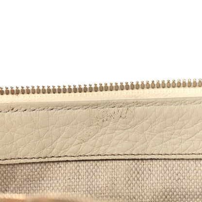 Gucci Pebbled Calfskin Large Soho Top Handle Bag Off White 12 of 12
