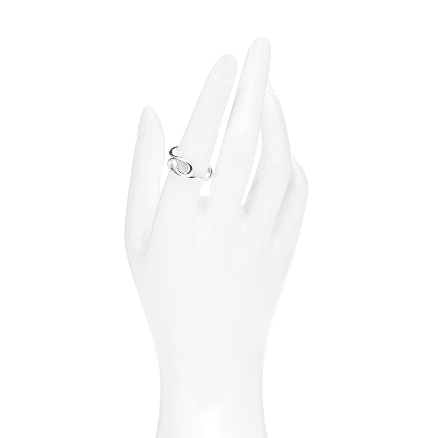 Sterling Silver Elsa Peretti Open Wave Ring 58 8.5
