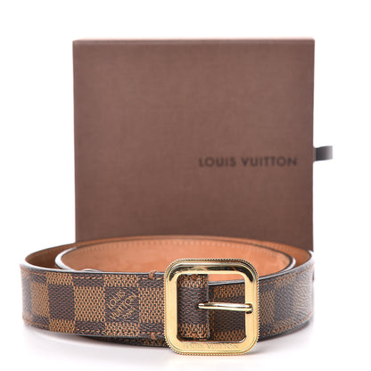Louis Vuitton Damier Ebene Tresor Belt 80 32 11 of 11