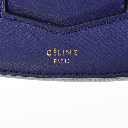 Celine Grained Calfskin Small Trotteur Indigo 7 of 7