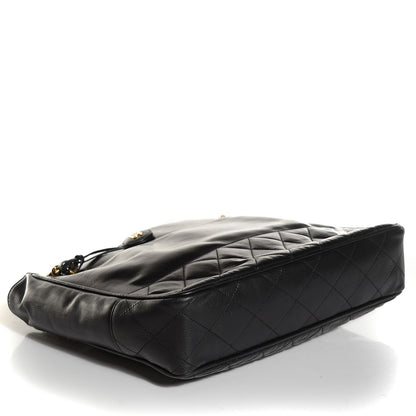 Chanel Lambskin Shoulder Bag Black 4 of 8