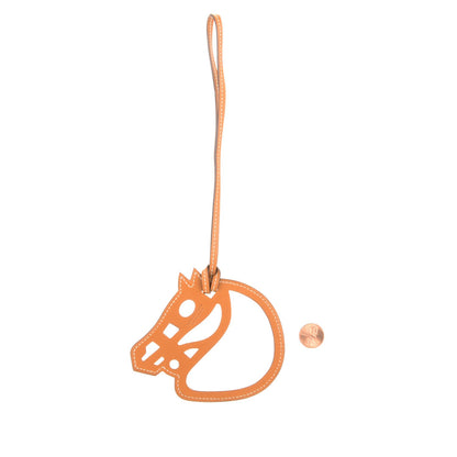 Hermes Barenia Paddock Horse Bag Charm Fauve 2 of 4