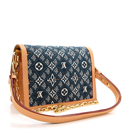 Louis Vuitton Jacquard Since 1854 Dauphine MM Blue 5 of 15