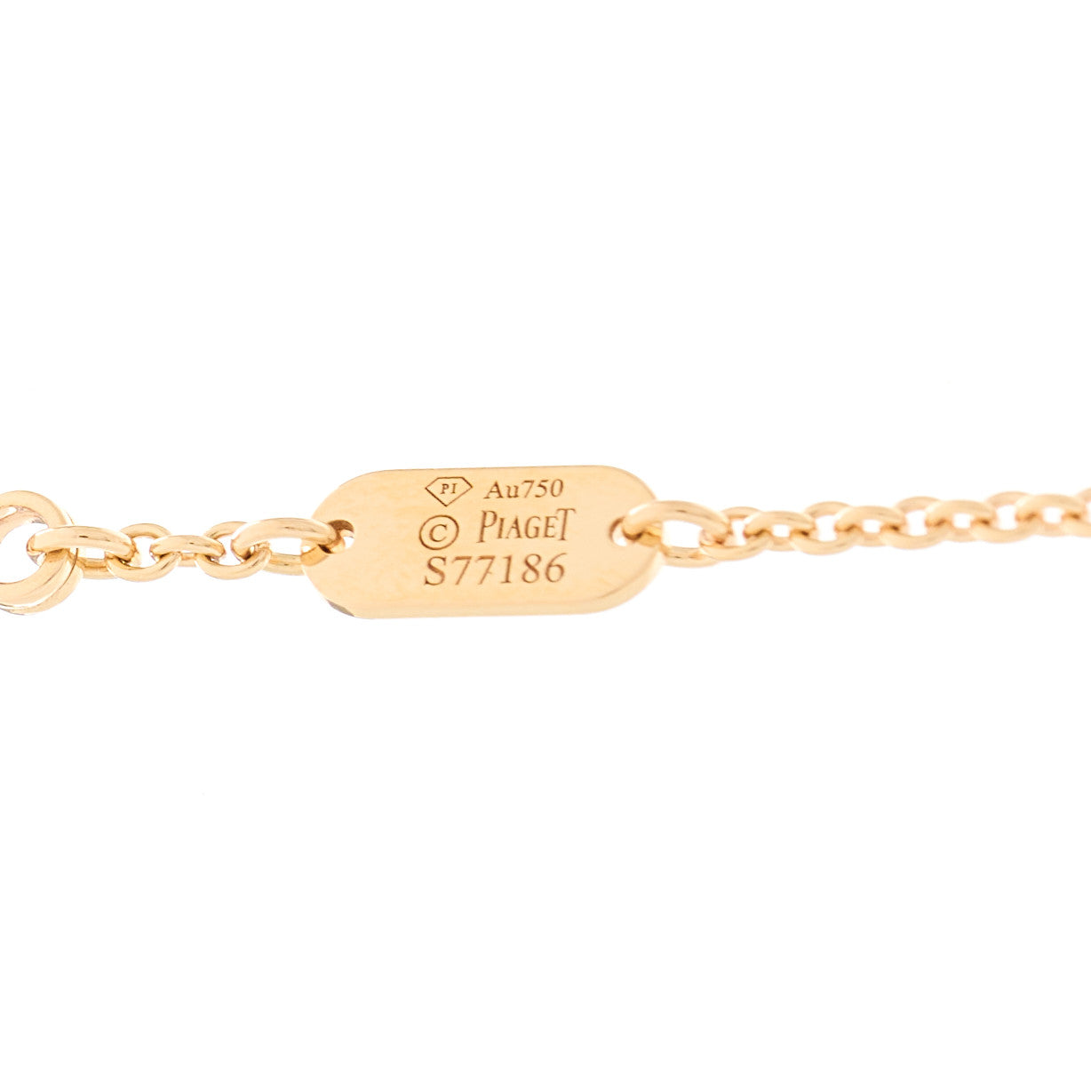 Piaget 18K Rose Gold Diamond Turquoise Possession Pendant Necklace 5 of 5