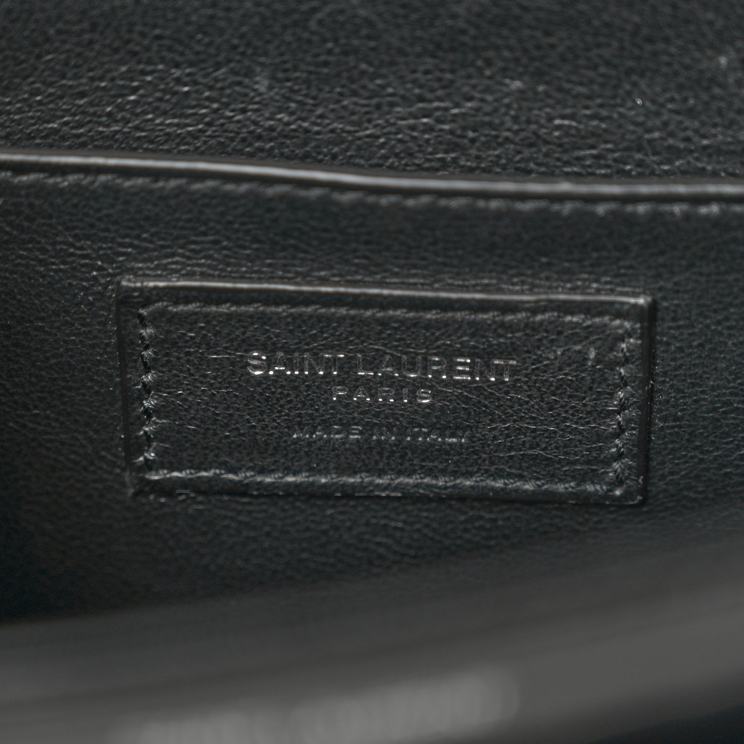 Patent Calfskin Monogram Medium Solferino Satchel Black